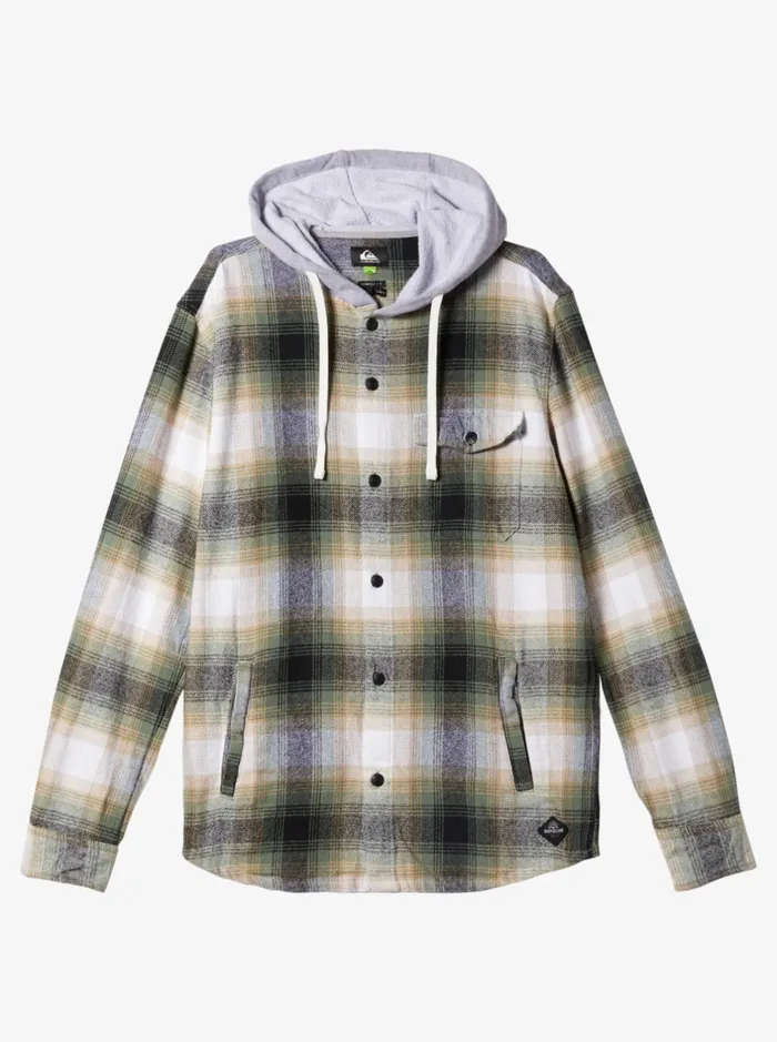 Shirts and Polos Men Quiksilver Kinloss Long Sleeve Hooded Shirt Laurel Kinloss Shirts and Polos Men Quiksilver Kinloss Long Sleeve Hooded Shirt Laurel Kinloss