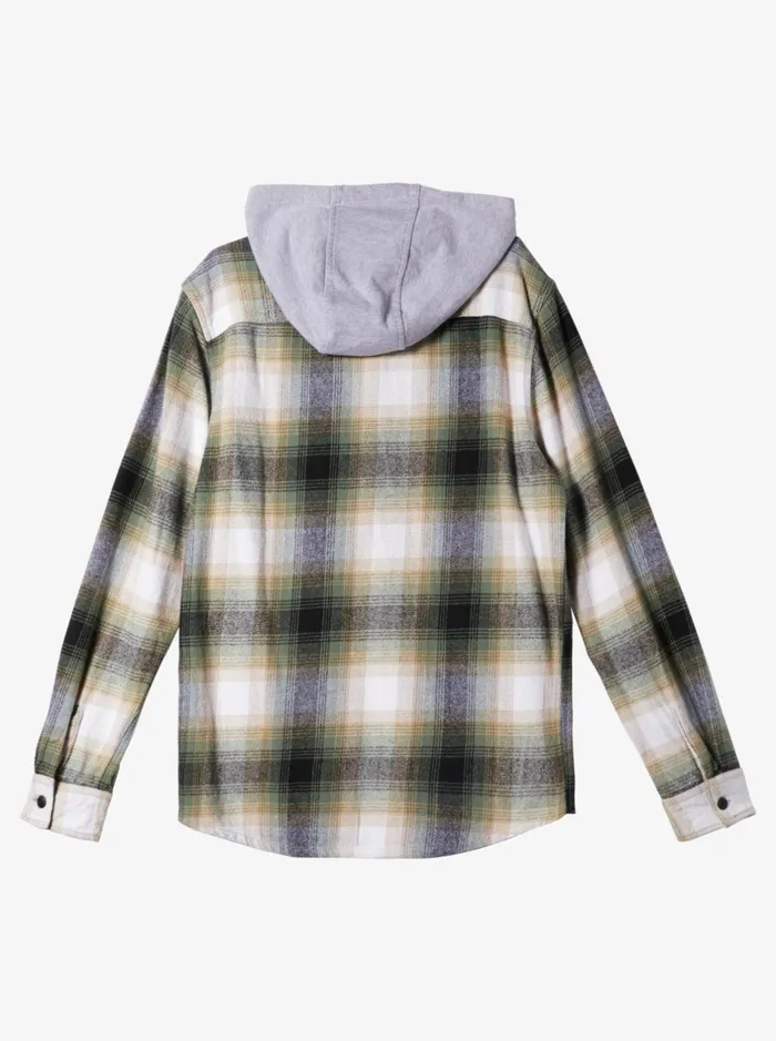 Shirts and Polos Men Quiksilver Kinloss Long Sleeve Hooded Shirt Laurel Kinloss Shirts and Polos Men Quiksilver Kinloss Long Sleeve Hooded Shirt Laurel Kinloss