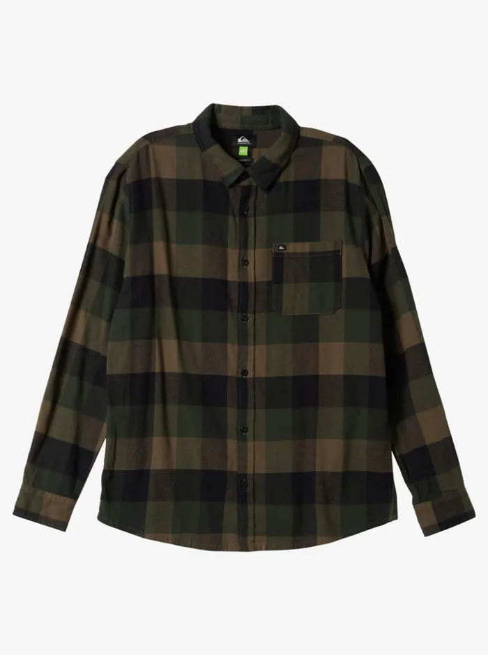 Shirts and Polos Men Quiksilver Motherfly Long Sleeve Shirt Major Brown Motherfly Shirts and Polos Men Quiksilver Motherfly Long Sleeve Shirt Major Brown Motherfly