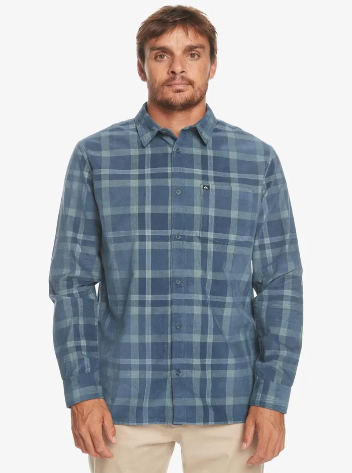 Shirts and Polos Men Quiksilver Oakenhead Long Sleeve Shirt Iceberg Green Oakenhead Shirts and Polos Men Quiksilver Oakenhead Long Sleeve Shirt Iceberg Green Oakenhead