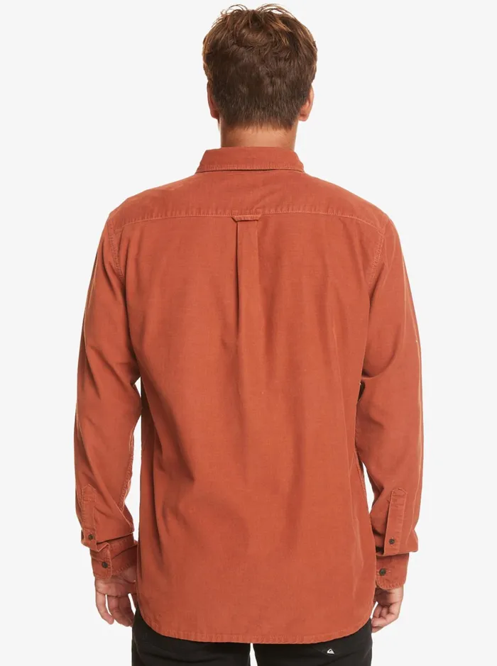 Shirts and Polos Men Quiksilver Smoke Trail Long Sleeve Shirt Baked Clay Shirts and Polos Men Quiksilver Smoke Trail Long Sleeve Shirt Baked Clay