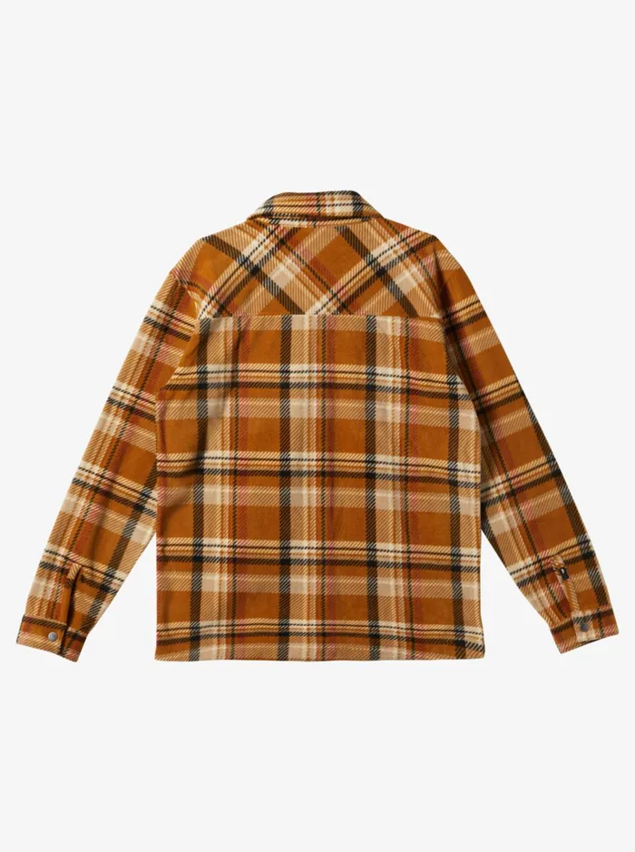 Shirts and Polos Men Quiksilver Surf Days Long Sleeve Fleece Shirt Bone Brown Surf Days Shirts and Polos Men Quiksilver Surf Days Long Sleeve Fleece Shirt Bone Brown Surf Days