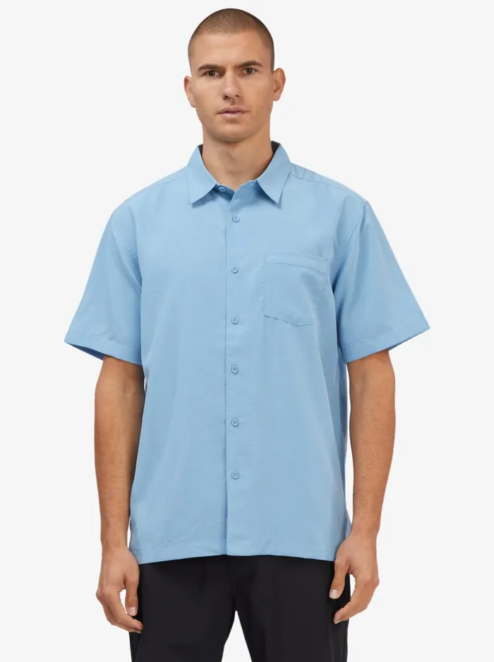 Shirts and Polos Men Quiksilver Waterman Centinela Premium AntiWrinkle Shirt Dusk Blue Centinella Shirts and Polos Men Quiksilver Waterman Centinela Premium AntiWrinkle Shirt Dusk Blue Centinella