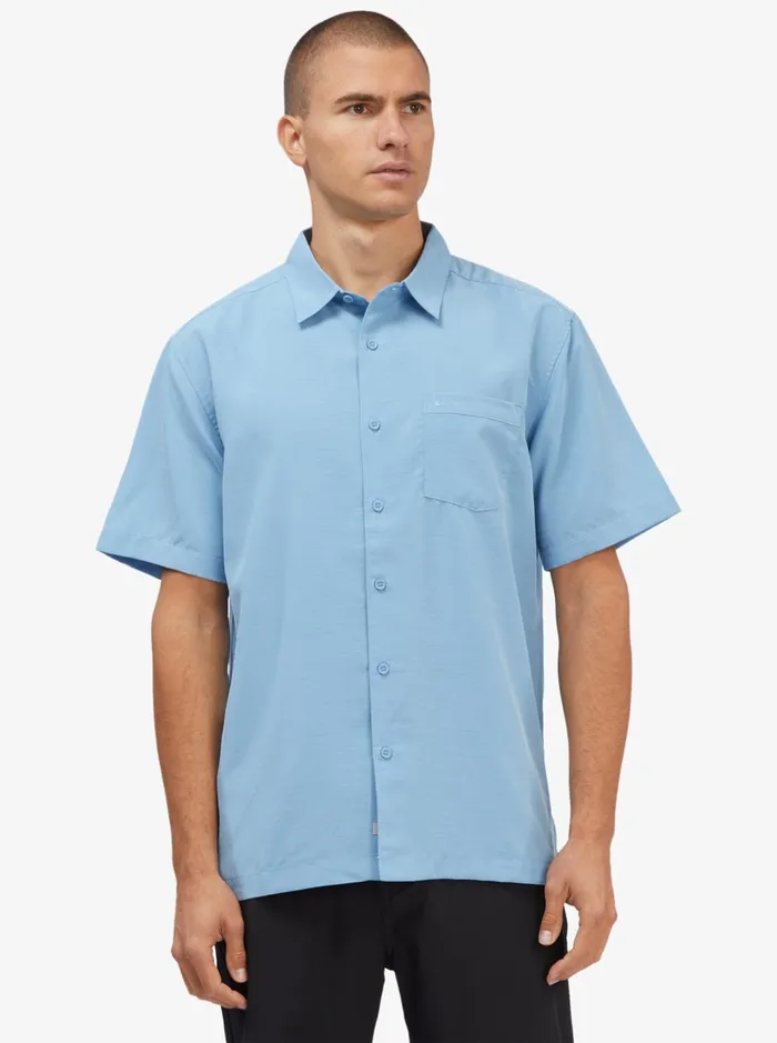 Shirts and Polos Men Quiksilver Waterman Centinela Premium AntiWrinkle Shirt Dusk Blue Centinella Shirts and Polos Men Quiksilver Waterman Centinela Premium AntiWrinkle Shirt Dusk Blue Centinella