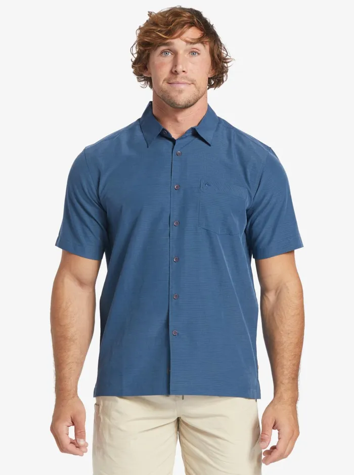 Shirts and Polos Men Quiksilver Waterman Centinela Premium AntiWrinkle Shirt Midnight Navy Centinella Shirts and Polos Men Quiksilver Waterman Centinela Premium AntiWrinkle Shirt Midnight Navy Centinella