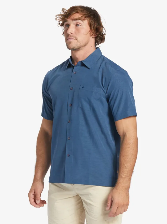 Shirts and Polos Men Quiksilver Waterman Centinela Premium AntiWrinkle Shirt Midnight Navy Centinella Shirts and Polos Men Quiksilver Waterman Centinela Premium AntiWrinkle Shirt Midnight Navy Centinella