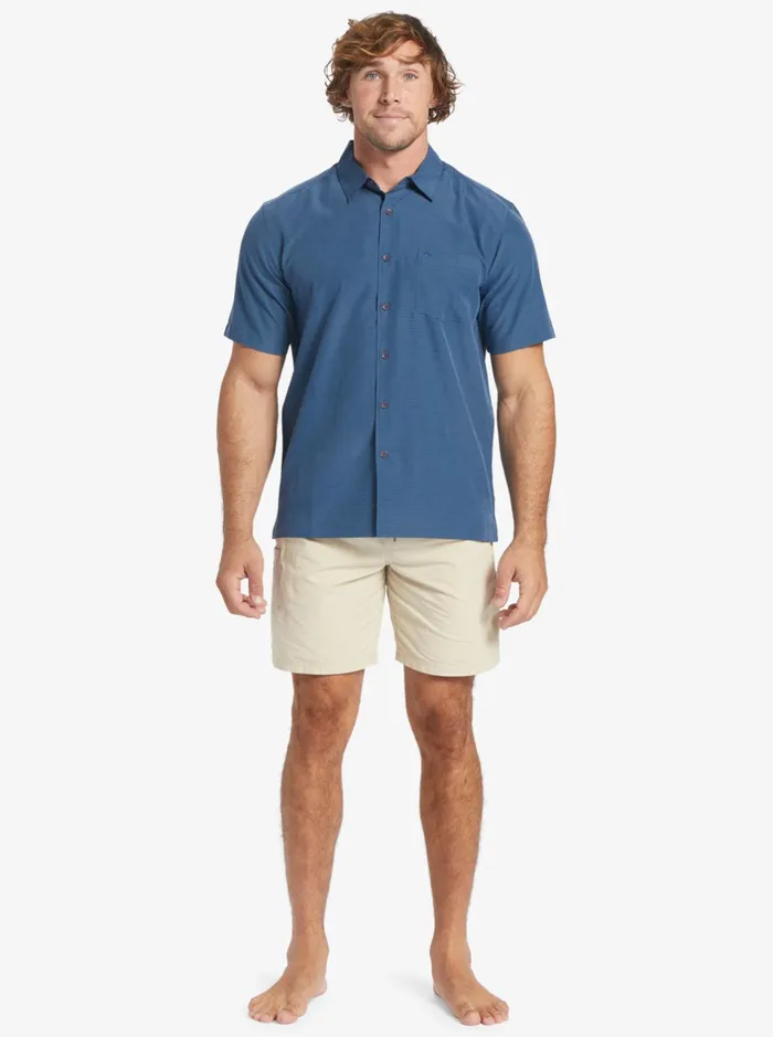 Shirts and Polos Men Quiksilver Waterman Centinela Premium AntiWrinkle Shirt Midnight Navy Centinella Shirts and Polos Men Quiksilver Waterman Centinela Premium AntiWrinkle Shirt Midnight Navy Centinella