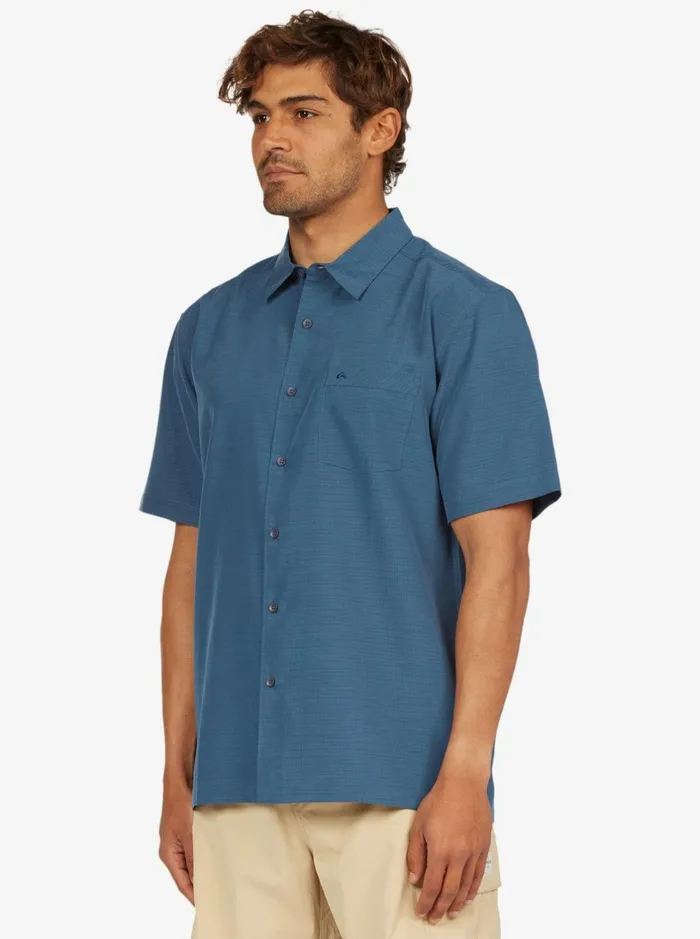 Shirts and Polos Men Quiksilver Waterman Centinela Premium AntiWrinkle Shirt Midnight Navy Centinella Shirts and Polos Men Quiksilver Waterman Centinela Premium AntiWrinkle Shirt Midnight Navy Centinella