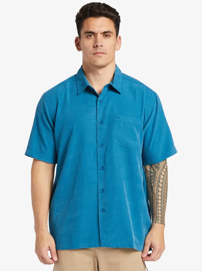 Shirts and Polos Men Quiksilver Waterman Centinela Premium AntiWrinkle Shirt Seaport Centinella Shirts and Polos Men Quiksilver Waterman Centinela Premium AntiWrinkle Shirt Seaport Centinella