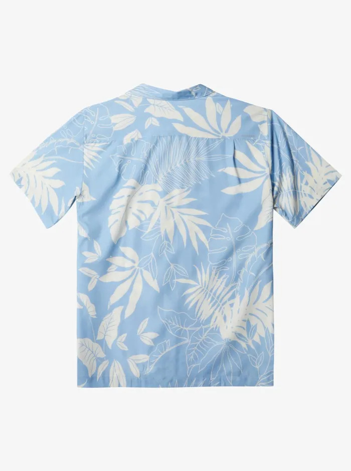 Shirts and Polos Men Quiksilver Waterman Last Island Short Sleeve Shirt Dusk Blue Last Island Shirts and Polos Men Quiksilver Waterman Last Island Short Sleeve Shirt Dusk Blue Last Island