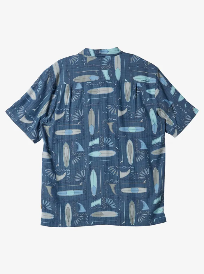 Shirts and Polos Men Quiksilver Waterman Long Boards Woven Shirt Longboards Ensign Blue Shirts and Polos Men Quiksilver Waterman Long Boards Woven Shirt Longboards Ensign Blue