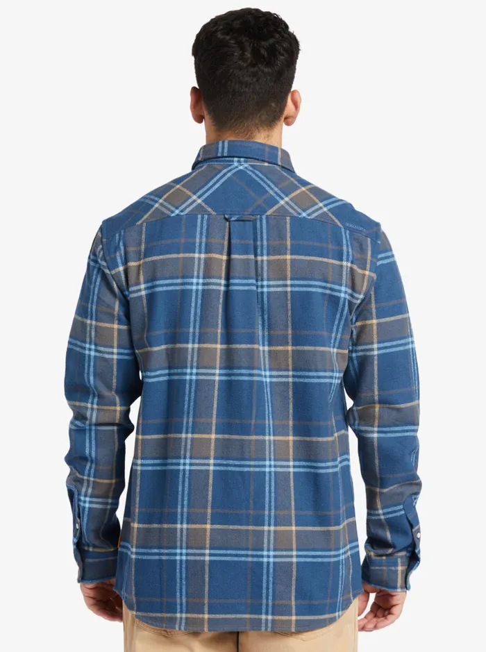Shirts and Polos Men Quiksilver Waterman Lower Ridge Flannel Long Sleeve Top Ensign Blue Lower Ridge Shirts and Polos Men Quiksilver Waterman Lower Ridge Flannel Long Sleeve Top Ensign Blue Lower Ridge