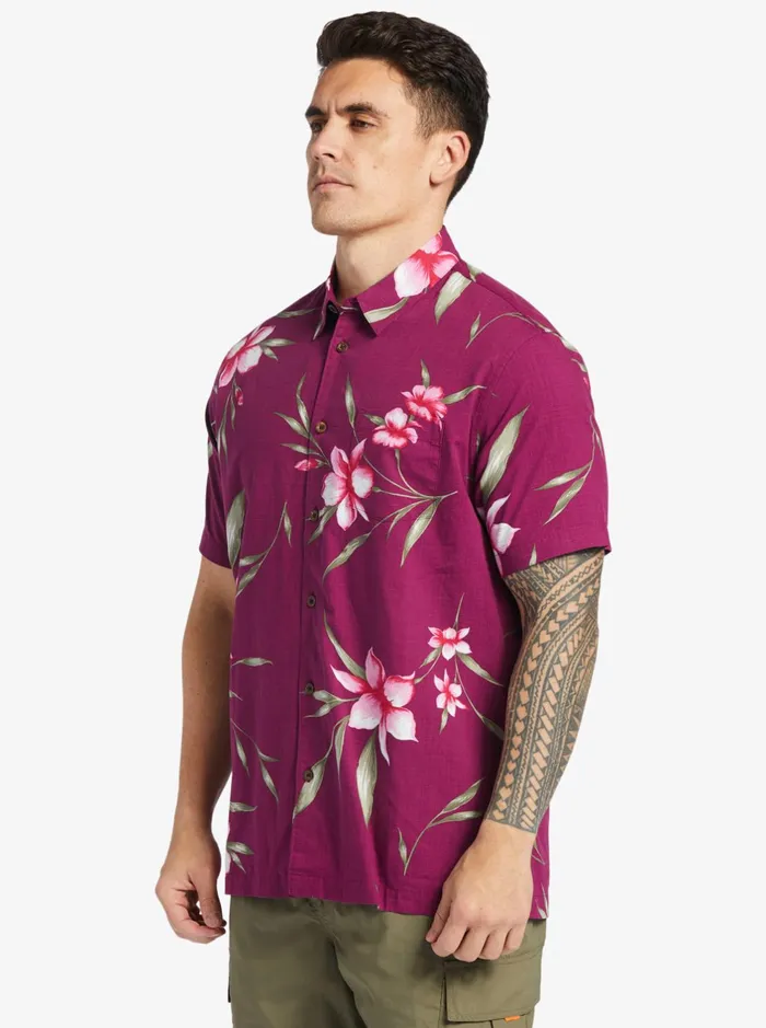Shirts and Polos Men Quiksilver Waterman Night Bloomer Woven Shirt Magenta Night Bloomer Shirts and Polos Men Quiksilver Waterman Night Bloomer Woven Shirt Magenta Night Bloomer