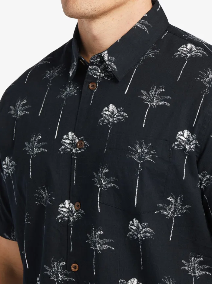 Shirts and Polos Men Quiksilver Waterman Palm Friday Woven Shirt Black Palm Friday Shirts and Polos Men Quiksilver Waterman Palm Friday Woven Shirt Black Palm Friday