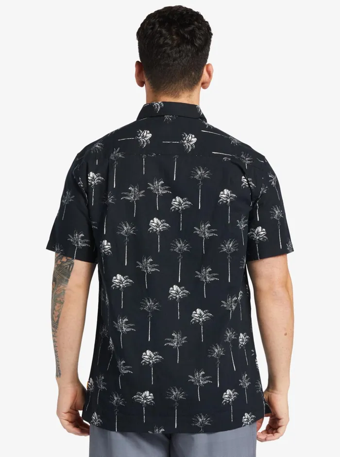 Shirts and Polos Men Quiksilver Waterman Palm Friday Woven Shirt Black Palm Friday Shirts and Polos Men Quiksilver Waterman Palm Friday Woven Shirt Black Palm Friday