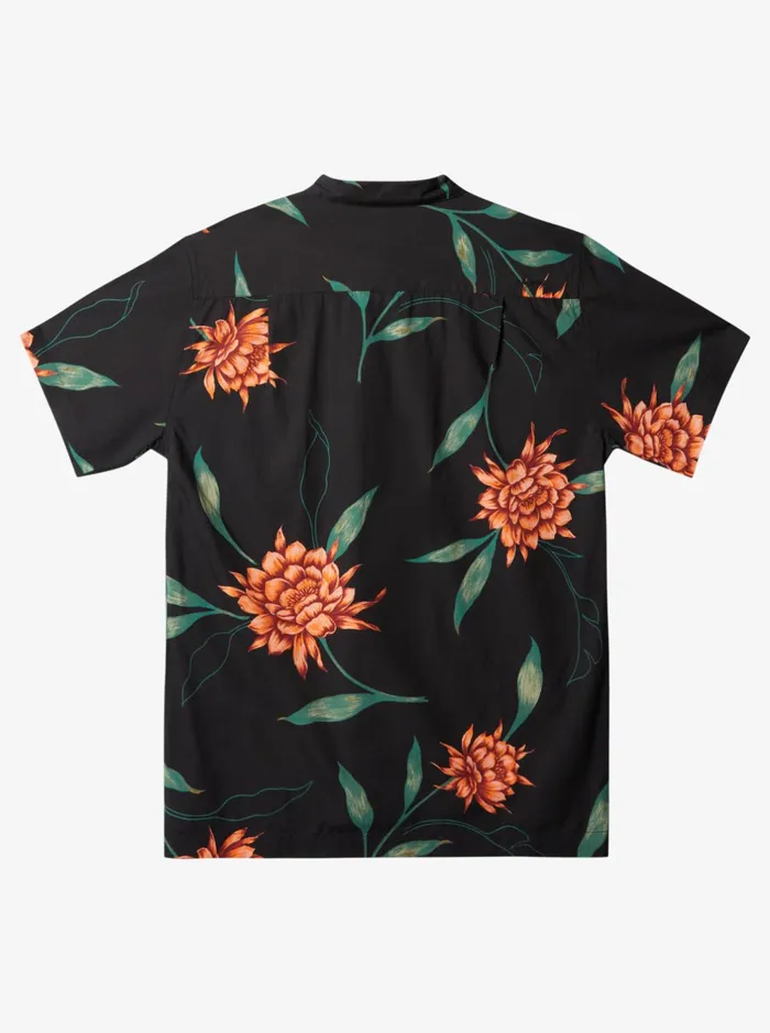 Shirts and Polos Men Quiksilver Waterman Perfect Bloom Short Sleeve Shirt Black Perfect Bloom Shirts and Polos Men Quiksilver Waterman Perfect Bloom Short Sleeve Shirt Black Perfect Bloom