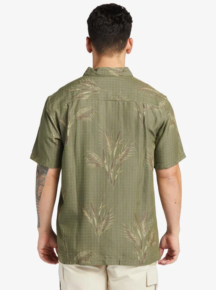 Shirts and Polos Men Quiksilver Waterman Skipped Out Woven Shirt Dusty Olive Skipped Out Shirts and Polos Men Quiksilver Waterman Skipped Out Woven Shirt Dusty Olive Skipped Out