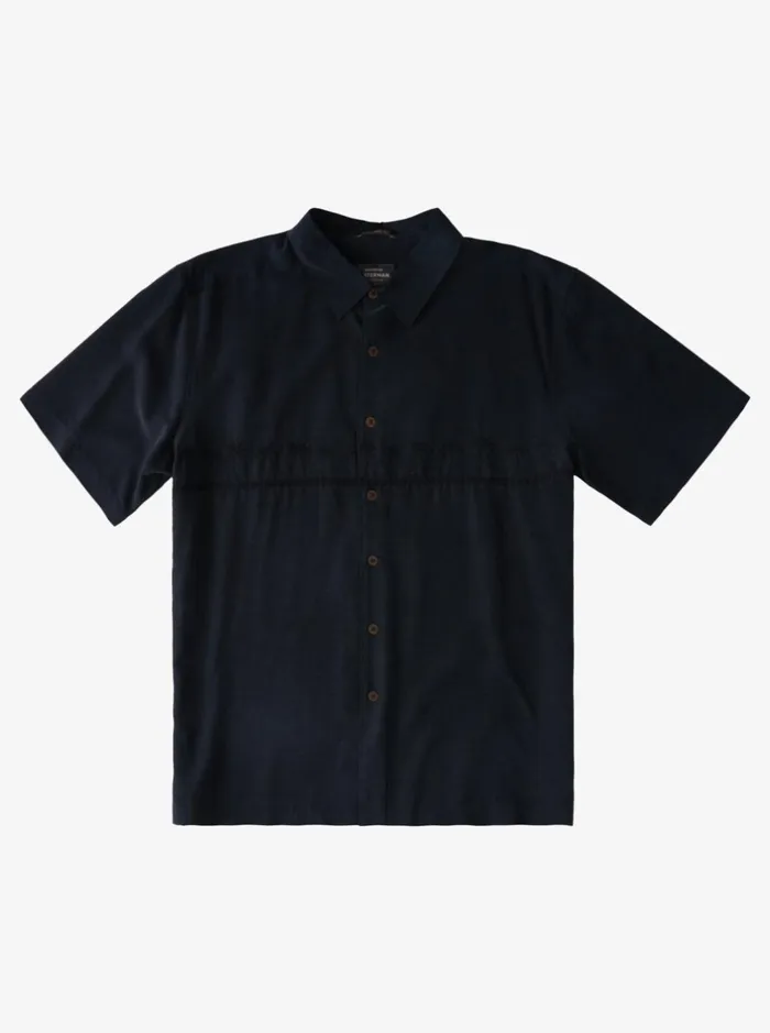 Shirts and Polos Men Quiksilver Waterman Waterman Tahiti Palms Premium AntiWrinkle Shirt Black Shirts and Polos Men Quiksilver Waterman Waterman Tahiti Palms Premium AntiWrinkle Shirt Black