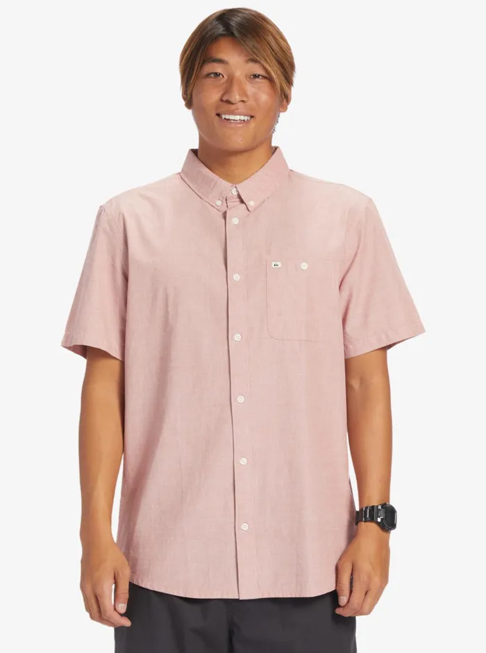 Shirts and Polos Men Quiksilver Winfall Short Sleeve Shirt Red Ochre Shirts and Polos Men Quiksilver Winfall Short Sleeve Shirt Red Ochre