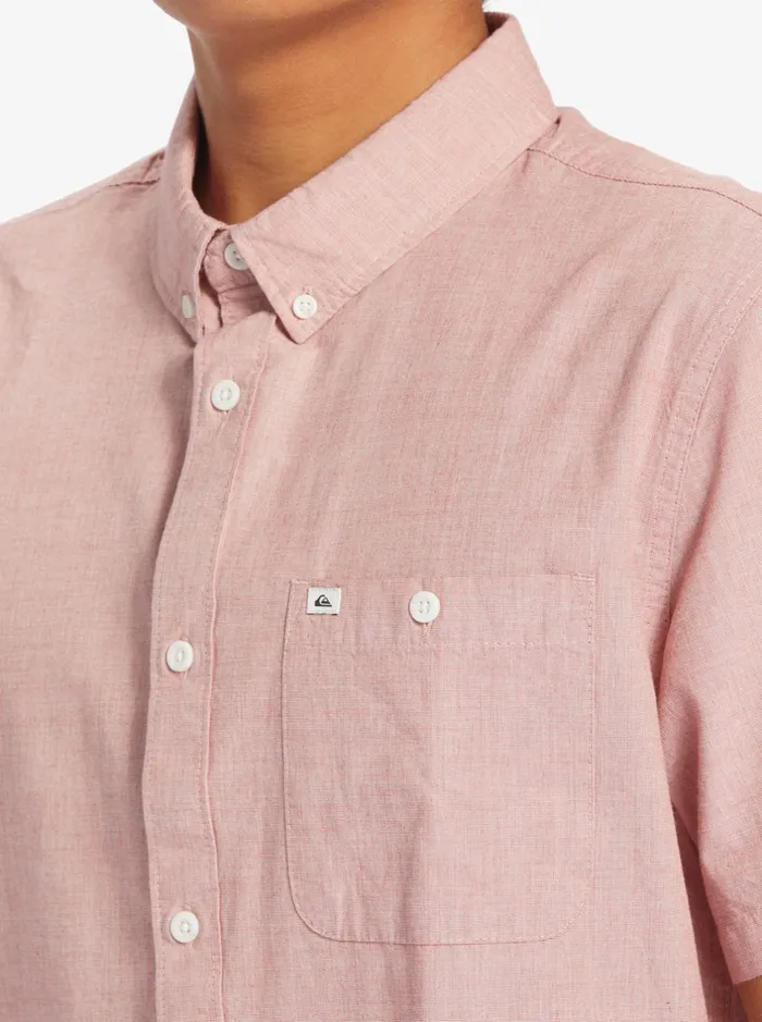 Shirts and Polos Men Quiksilver Winfall Short Sleeve Shirt Red Ochre Shirts and Polos Men Quiksilver Winfall Short Sleeve Shirt Red Ochre