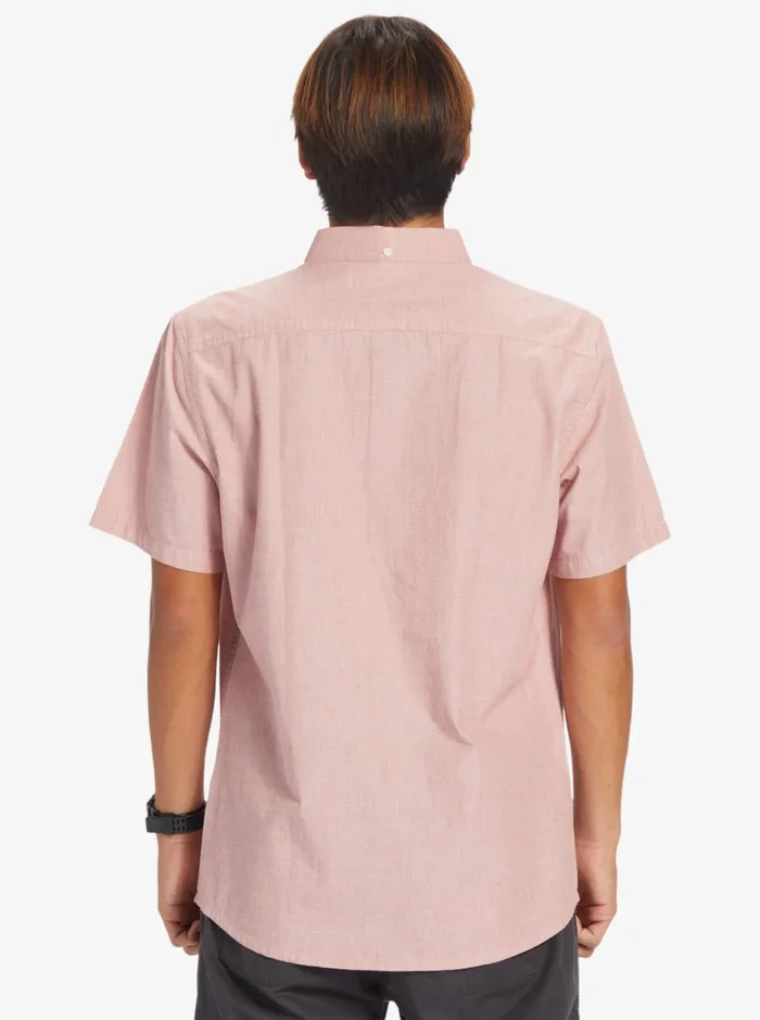 Shirts and Polos Men Quiksilver Winfall Short Sleeve Shirt Red Ochre Shirts and Polos Men Quiksilver Winfall Short Sleeve Shirt Red Ochre