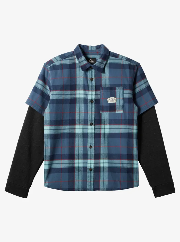 Shirts Boys Quiksilver Boy039s 816 Check This Up Oversized Long Sleeve Shirt Naval Academy Check This Up Ls Shirts Boys Quiksilver Boy039s 816 Check This Up Oversized Long Sleeve Shirt Naval Academy Check This Up Ls
