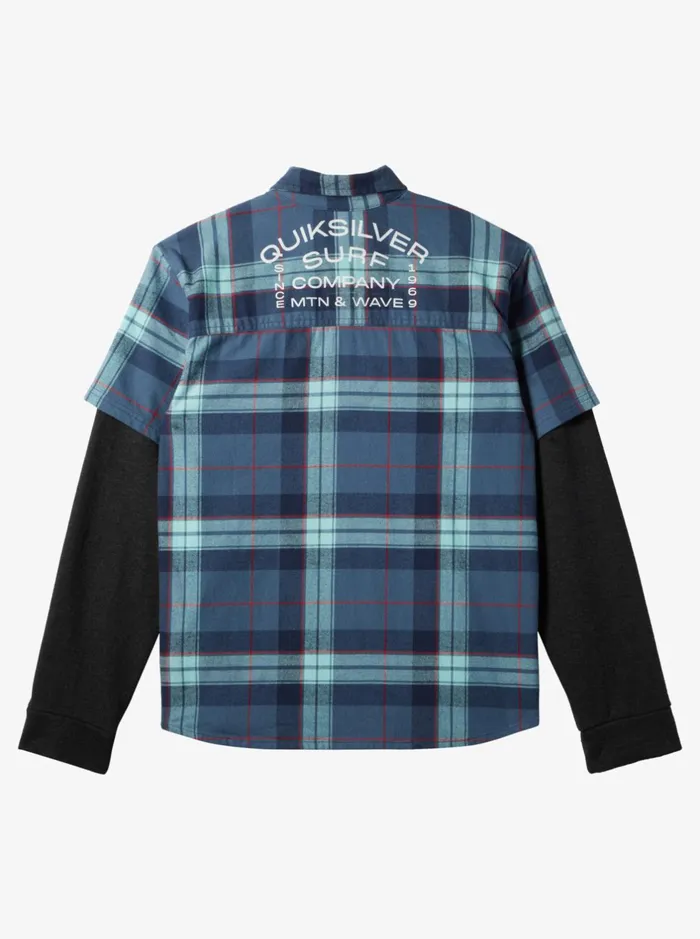 Shirts Boys Quiksilver Boy039s 816 Check This Up Oversized Long Sleeve Shirt Naval Academy Check This Up Ls Shirts Boys Quiksilver Boy039s 816 Check This Up Oversized Long Sleeve Shirt Naval Academy Check This Up Ls