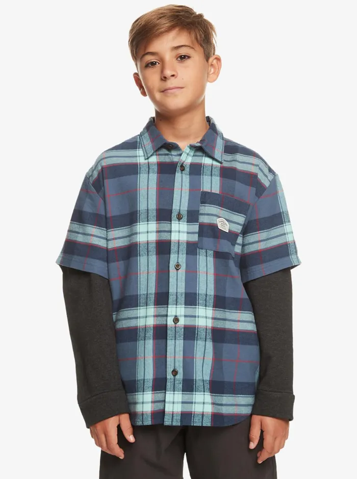 Shirts Boys Quiksilver Boy039s 816 Check This Up Oversized Long Sleeve Shirt Naval Academy Check This Up Ls Shirts Boys Quiksilver Boy039s 816 Check This Up Oversized Long Sleeve Shirt Naval Academy Check This Up Ls
