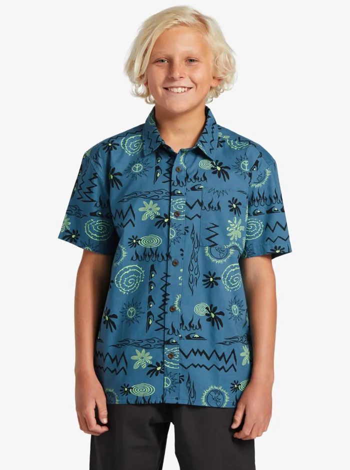 Shirts Boys Quiksilver Boy039s 816 Radical Times Short Sleeve Woven Shirt Agean Blue Radical Times Ss Shirts Boys Quiksilver Boy039s 816 Radical Times Short Sleeve Woven Shirt Agean Blue Radical Times Ss