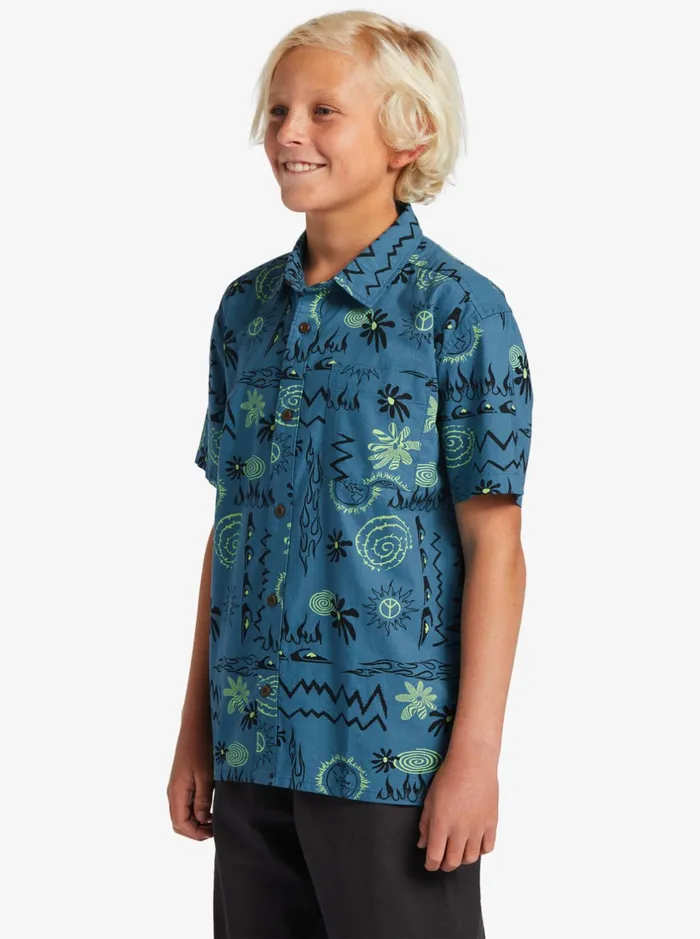 Shirts Boys Quiksilver Boy039s 816 Radical Times Short Sleeve Woven Shirt Agean Blue Radical Times Ss Shirts Boys Quiksilver Boy039s 816 Radical Times Short Sleeve Woven Shirt Agean Blue Radical Times Ss