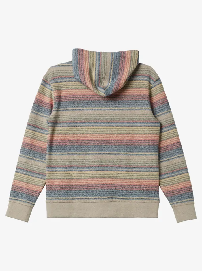 Shirts Boys Quiksilver Boys 816 Great Otway Hoodie Plaza Taupe Great Otway