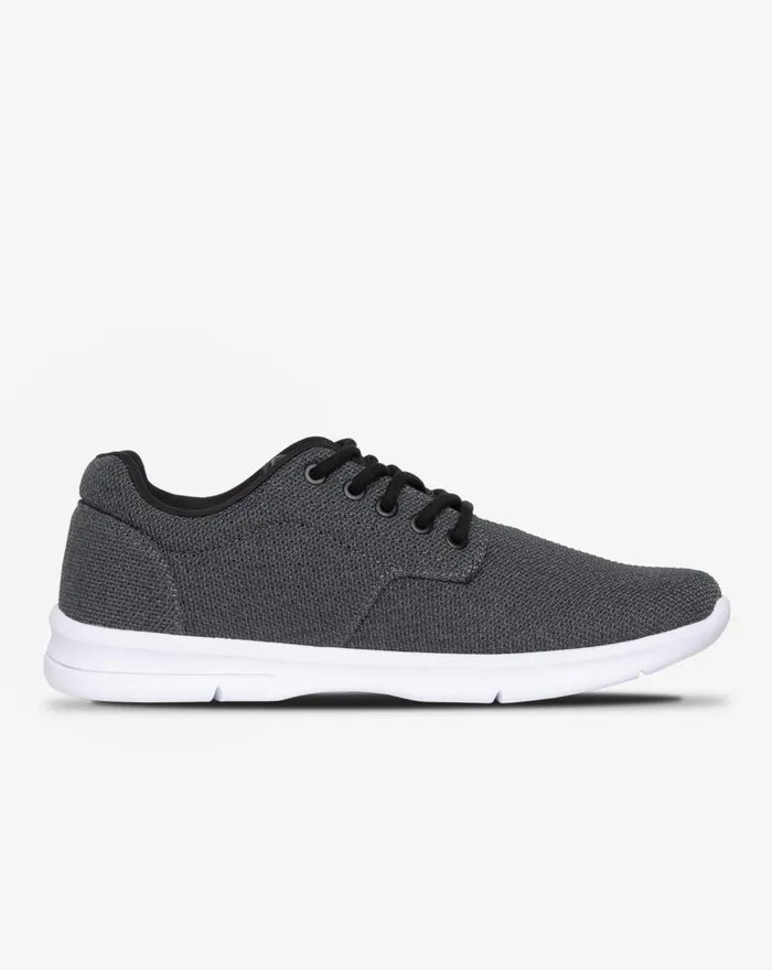 Shoes Lace Up TravisMathew THE DAILY KNIT SHOE Heather Dark Grey