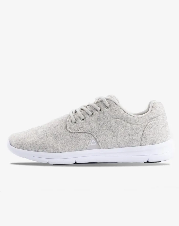 Shoes Lace Up TravisMathew THE DAILY WOOL SHOE Heather Light Grey