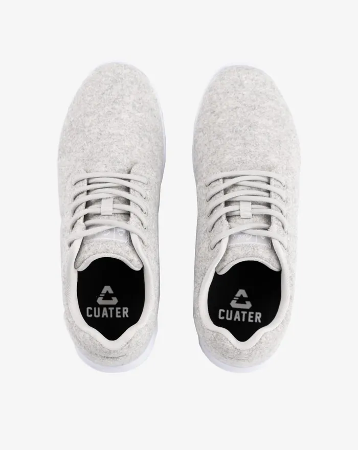 Shoes Lace Up TravisMathew THE DAILY WOOL SHOE Heather Light Grey