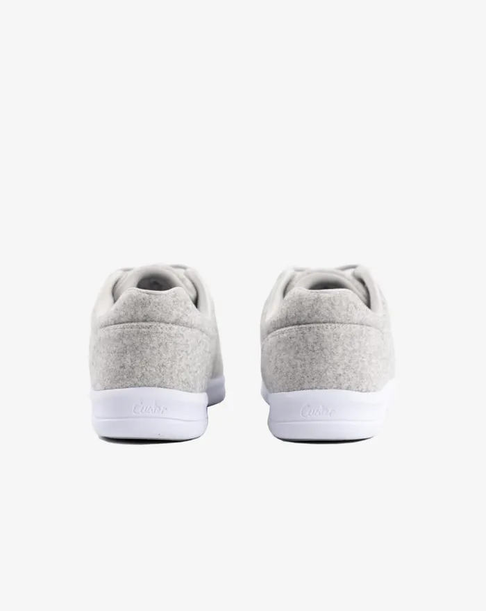 Shoes Lace Up TravisMathew THE DAILY WOOL SHOE Heather Light Grey