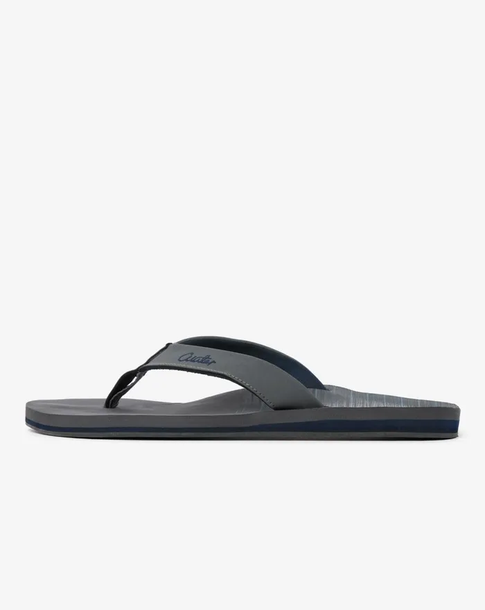 Shoes Sandals TravisMathew HAZE SANDAL Grey Pinstripe