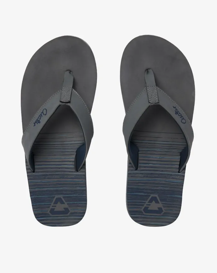 Shoes Sandals TravisMathew HAZE SANDAL Grey Pinstripe