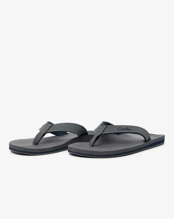 Shoes Sandals TravisMathew HAZE SANDAL Grey Pinstripe