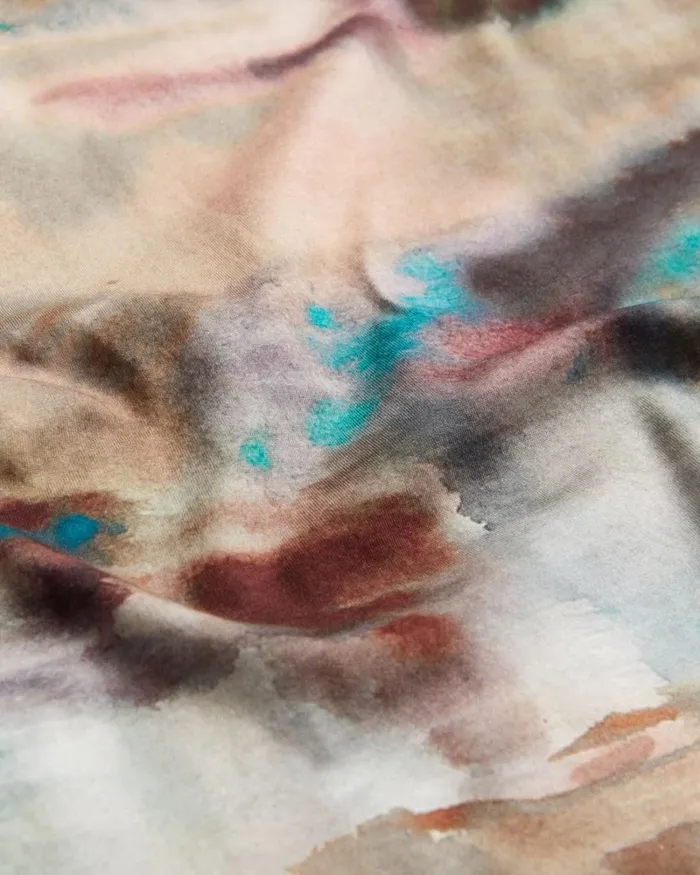 Short Sleeve Abstract Print TShirt White Men Ted Baker Clothing