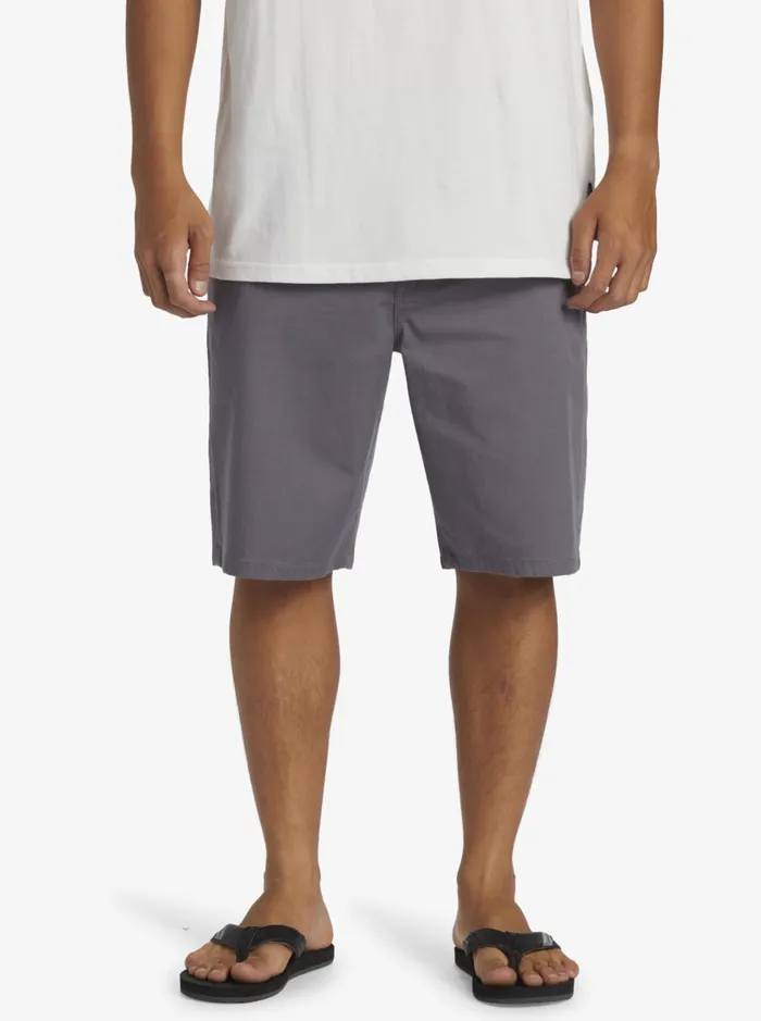 Shorts and Amphibians Men Quiksilver Crest Chino Chino 21034 Shorts Quiet Shade Shorts and Amphibians Men Quiksilver Crest Chino Chino 21034 Shorts Quiet Shade