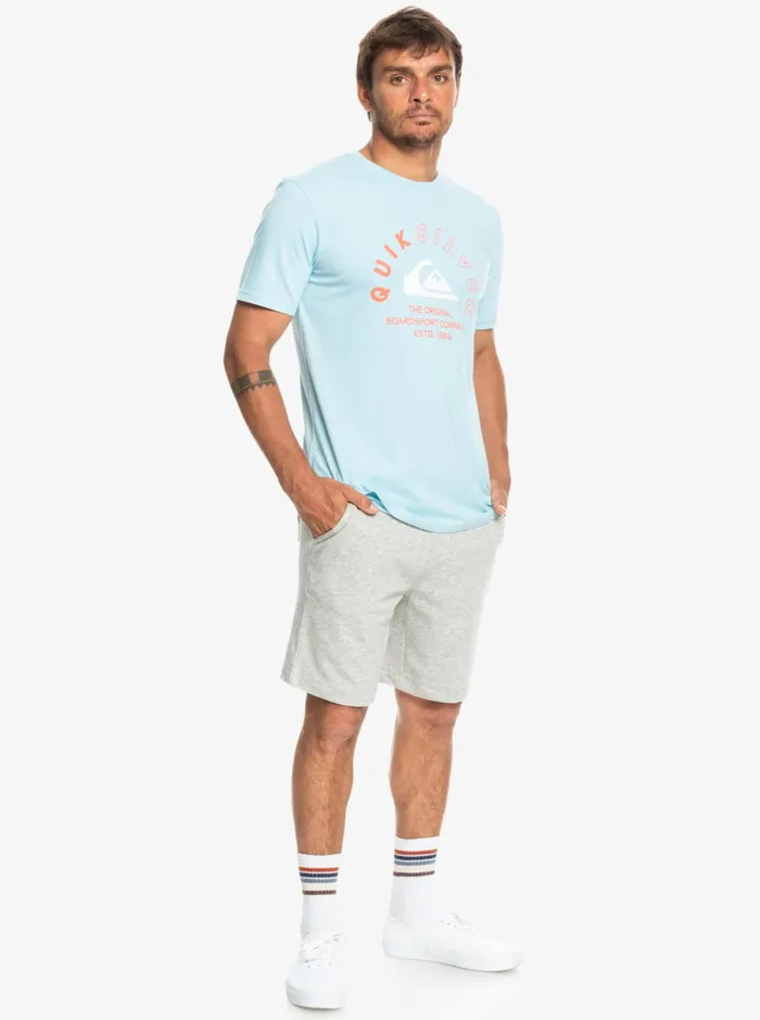 Shorts and Amphibians Men Quiksilver Essentials Sweat Shorts Light Grey Heather Shorts and Amphibians Men Quiksilver Essentials Sweat Shorts Light Grey Heather