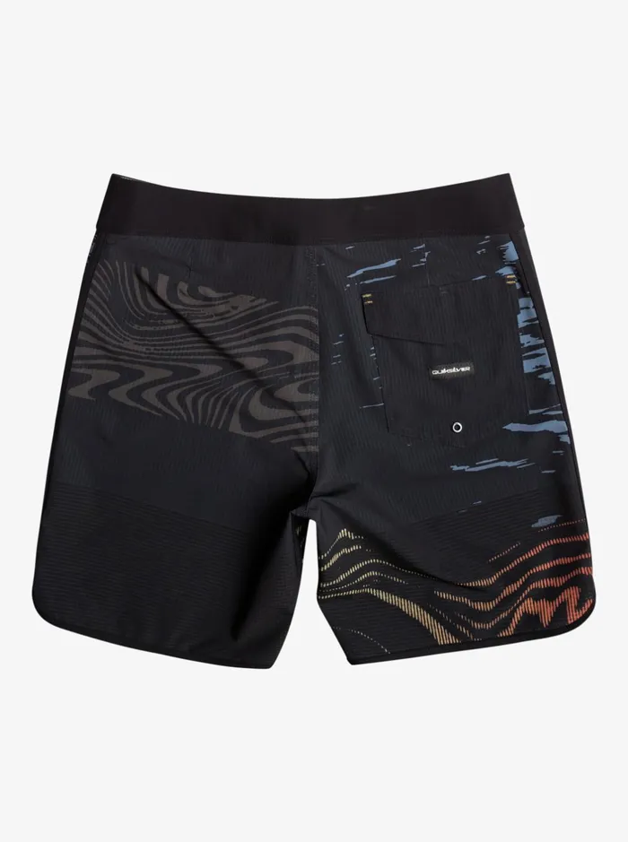 Shorts and Amphibians Men Quiksilver Highline Scallop 19034 Boardshorts Black Shorts and Amphibians Men Quiksilver Highline Scallop 19034 Boardshorts Black