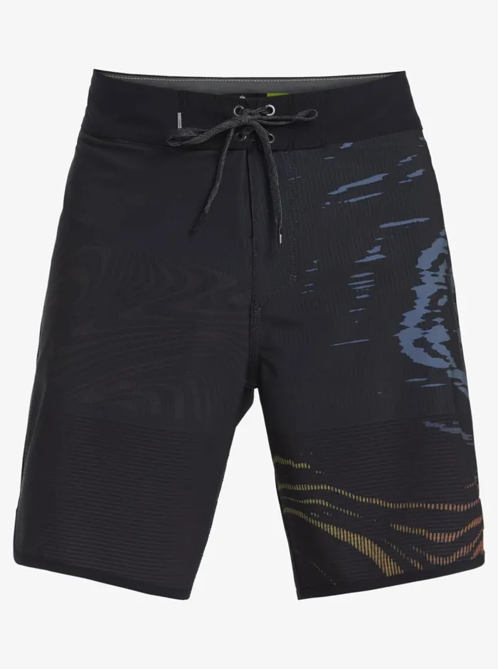Shorts and Amphibians Men Quiksilver Highline Scallop 19034 Boardshorts Black Shorts and Amphibians Men Quiksilver Highline Scallop 19034 Boardshorts Black