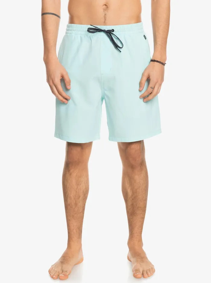 Shorts and Amphibians Men Quiksilver Ocean Elastic Waist 18034 Amphibian Shorts Iced Aqua Shorts and Amphibians Men Quiksilver Ocean Elastic Waist 18034 Amphibian Shorts Iced Aqua