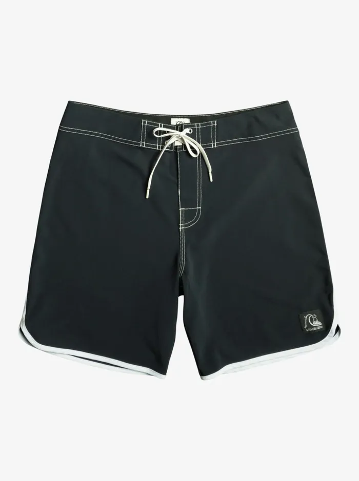 Shorts and Amphibians Men Quiksilver Original Scallop 18034 Boardshorts Black Shorts and Amphibians Men Quiksilver Original Scallop 18034 Boardshorts Black