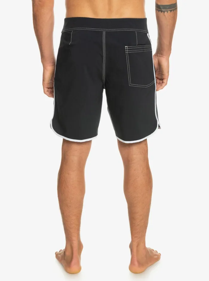 Shorts and Amphibians Men Quiksilver Original Scallop 18034 Boardshorts Black Shorts and Amphibians Men Quiksilver Original Scallop 18034 Boardshorts Black