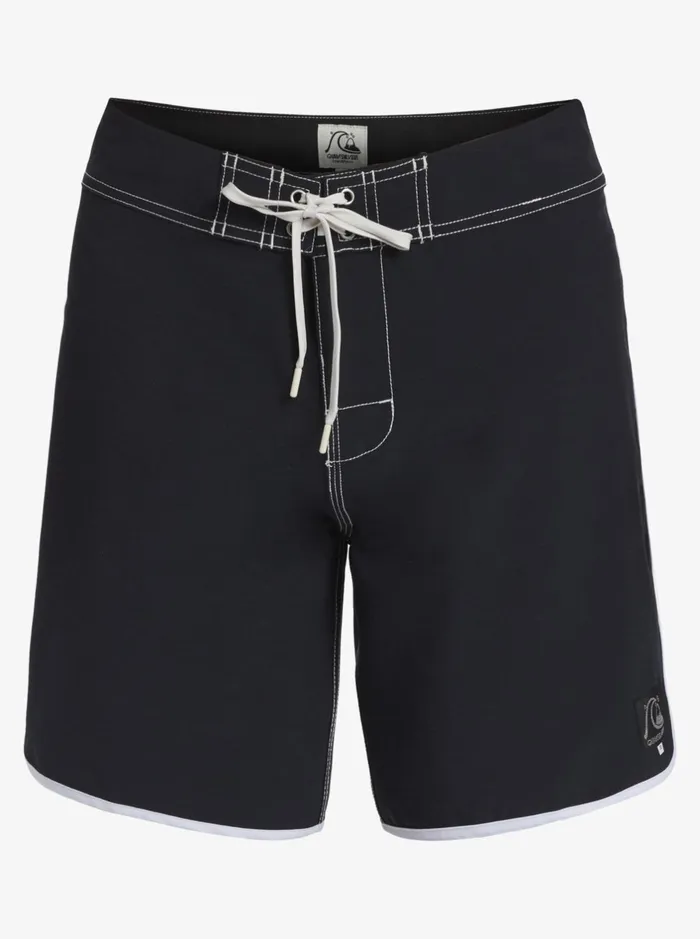 Shorts and Amphibians Men Quiksilver Original Scallop 18034 Boardshorts Black Shorts and Amphibians Men Quiksilver Original Scallop 18034 Boardshorts Black