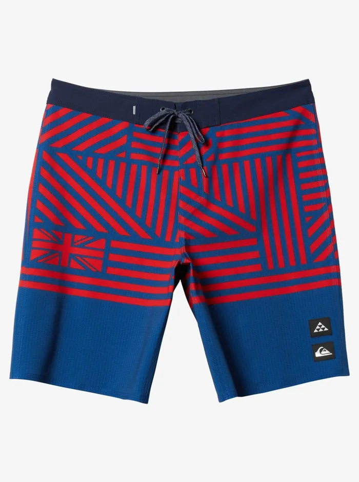 Shorts and Amphibians Men Quiksilver Surfsilk Hawaii Flag 20 20034 Boardshorts Estate Blue Shorts and Amphibians Men Quiksilver Surfsilk Hawaii Flag 20 20034 Boardshorts Estate Blue
