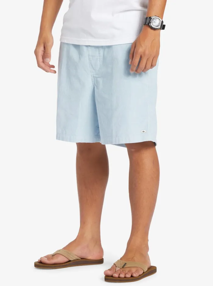 Shorts and Amphibians Men Quiksilver Taxer Cord Shorts Celestial Blue Shorts and Amphibians Men Quiksilver Taxer Cord Shorts Celestial Blue