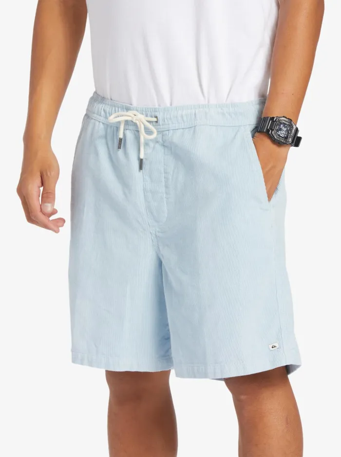 Shorts and Amphibians Men Quiksilver Taxer Cord Shorts Celestial Blue Shorts and Amphibians Men Quiksilver Taxer Cord Shorts Celestial Blue